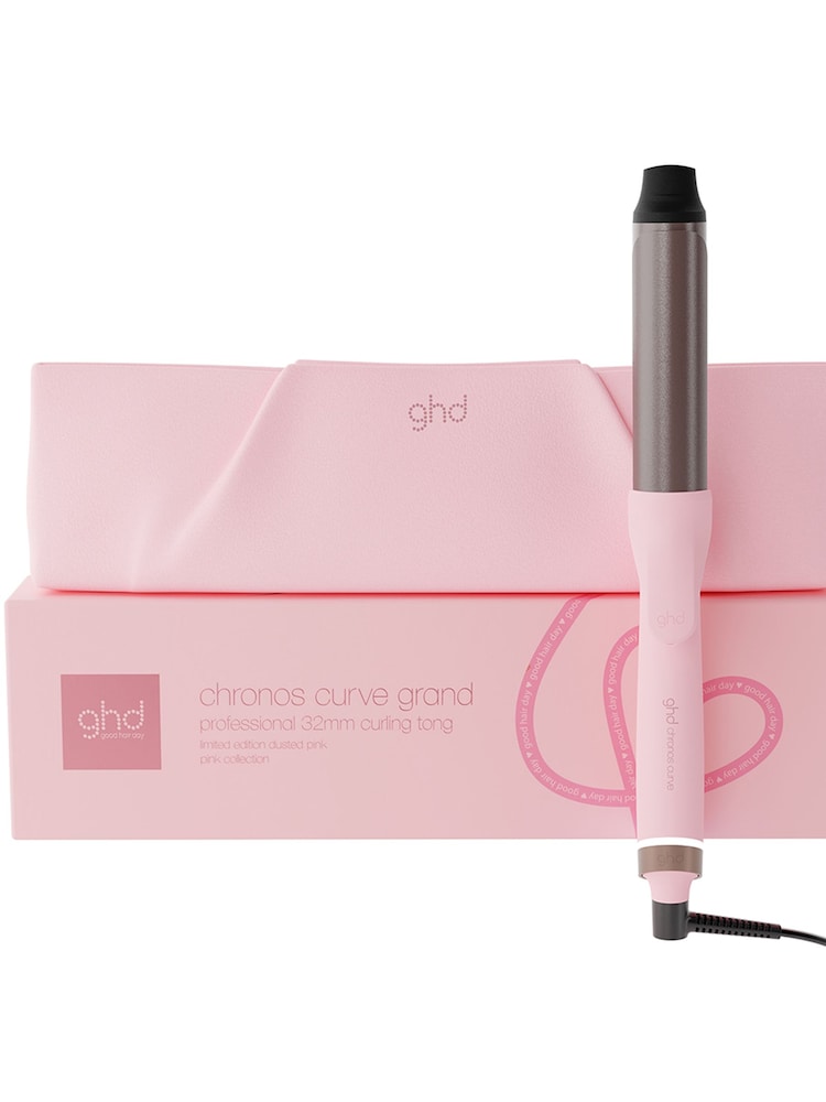 ghd Dusted Pink Chronos Curve Grand Tong Limited Edition - Image 1 of 4 ghd Dusted Pink Chronos Curve Grand Tong Limited Edition - Image 1 of 4