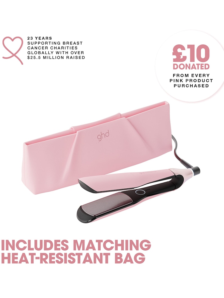 ghd Dusted Pink Chronos Max Wide Plate Hair Straightener - Image 2 of 4 ghd Dusted Pink Chronos Max Wide Plate Hair Straightener - Image 2 of 4
