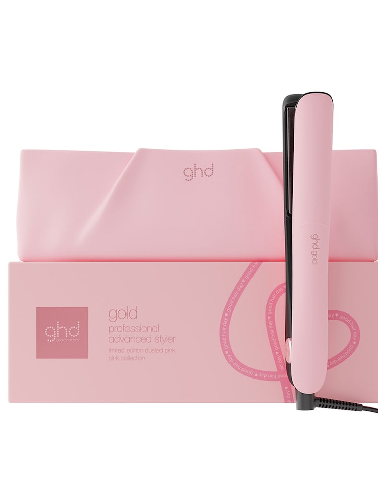 ghd Dusted Pink Gold Hair Straightener Limited Edition - Image 1 of 4 ghd Dusted Pink Gold Hair Straightener Limited Edition - Image 1 of 4