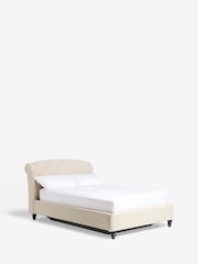Soft Texture Light Natural Hartford Upholstered Ottoman Storage Bed Frame - Image 10 of 12