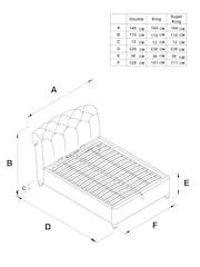 Soft Texture Light Natural Hartford Upholstered Ottoman Storage Bed Frame - Image 4 of 12