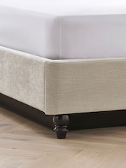 Soft Texture Light Natural Hartford Upholstered Ottoman Storage Bed Frame - Image 7 of 12