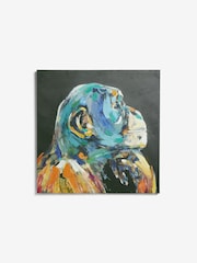 Multicolour Monkey Canvas Wall Art - Image 1 of 6