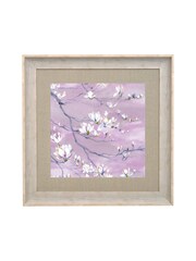 Voyage Pink Large Square Birch Framed Amoena Wall Art - Image 2 of 2