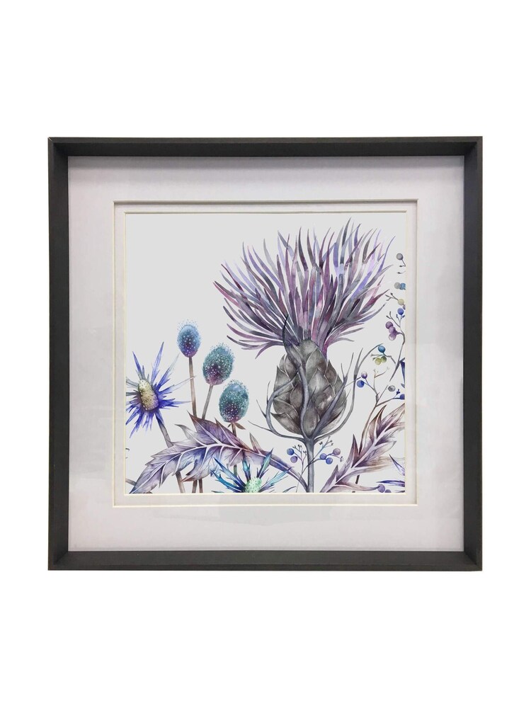 Voyage Purple Large Ebony Box Frame Elysium Wall Art - Image 3 of 3