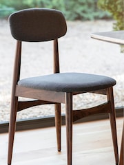 Gallery Home Set of 2 Brown Horley Dark Wood Chairs - Image 1 of 2
