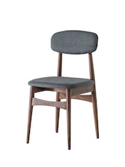 Gallery Home Set of 2 Brown Horley Dark Wood Chairs - Image 2 of 2