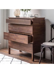 Gallery Home Brown Norfolk 4 Drawer Chest - Image 1 of 1