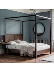 Gallery Home Brown Norfolk Four Poster Bed - Image 1 of 3