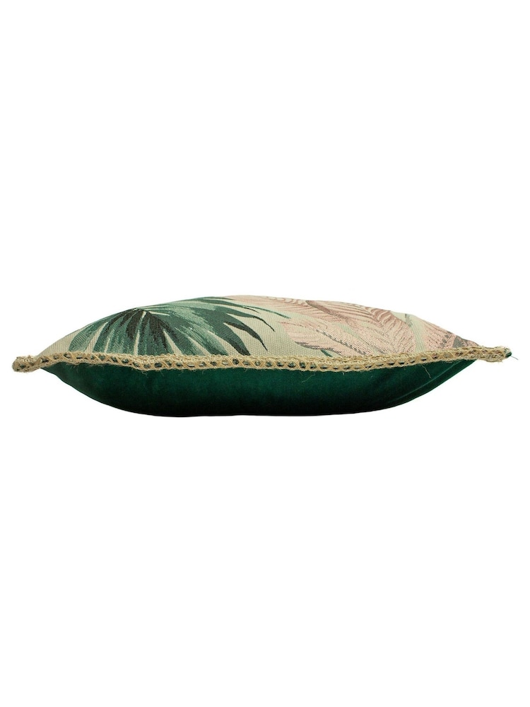 furn. Pink Amazonia Botanical Polyester Filled Cushion - Image 3 of 5