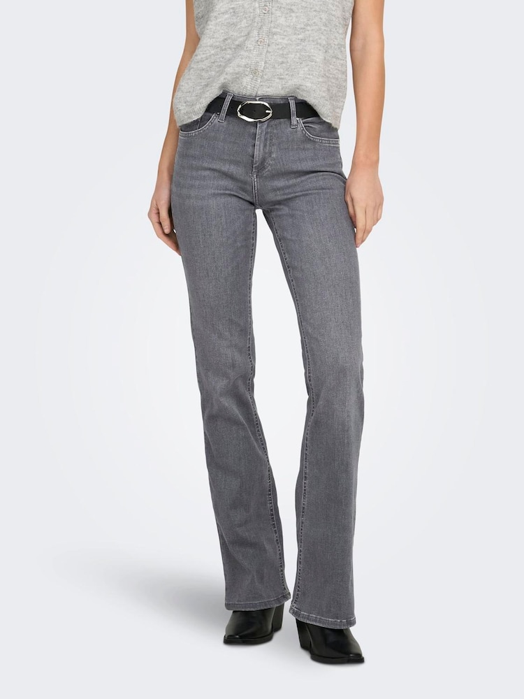 ONLY High Waist Flared Jeans With Super Stretch - Bild 1 von 6 ONLY High Waist Flared Jeans With Super Stretch - Bild 1 von 6