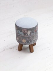 Voyage Grey Monty Ariundle Granite Footstool - Image 2 of 3