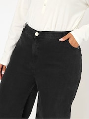 Yours Curve Wide Leg Puddle джинсы шалбары - 4суретінің 3 суреті