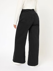 Yours Curve Wide Leg Puddle джинсы шалбары - 4суретінің 4 суреті