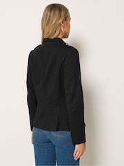 Long Tall Sally Black Military Jacket - Image 3 of 6