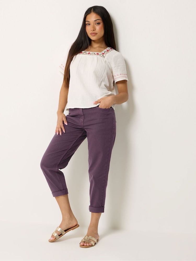 Джинсы в винтажном стиле M&Co Petite - Изображение 1 5