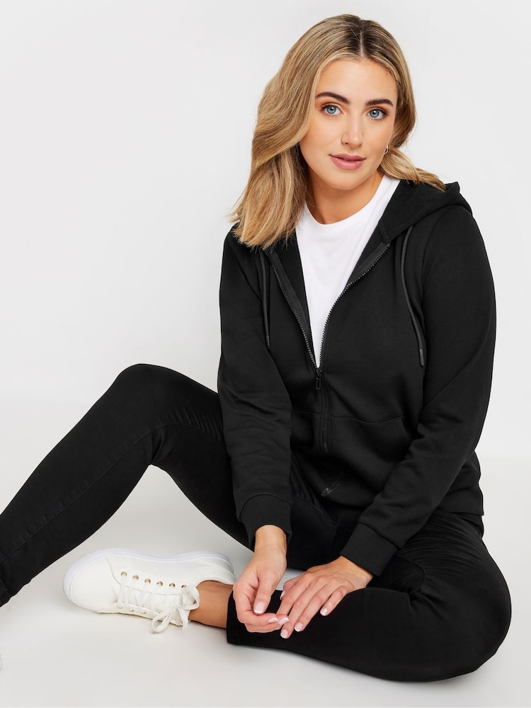 M&Co Black Essential Zip Hoodie - Image 1 of 5 M&Co Black Essential Zip Hoodie - Image 1 of 5