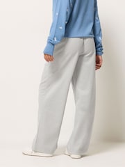 M&Co Grey Petite Pintuck Wide Leg Trousers - Image 3 of 6