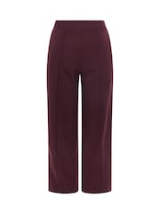 M&Co Purple Petite Pintuck Wide Leg Trousers - Image 5 of 6