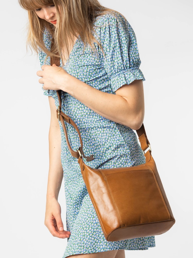 Conkca Yasmin Leather Cross-Body Bag - Image 1 of 6