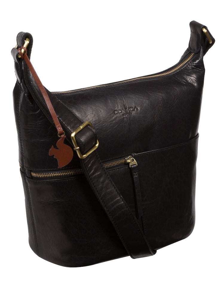 Conkca Kristin Leather Shoulder Bag - Image 4 of 6
