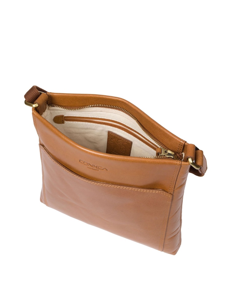 Conkca Dink Leather Cross-Body Bag - Image 4 of 6