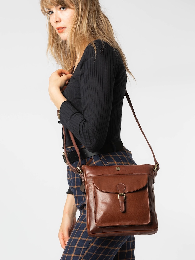 Conkca Josephine Leather Shoulder Bag - Image 1 of 5