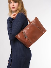 Conkca Clover Leather Tote Bag - Image 1 of 7