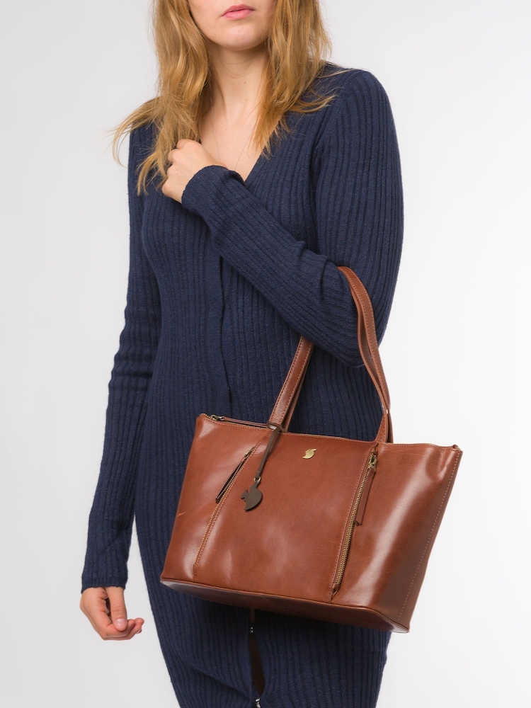 Conkca Clover Leather Tote Bag - Image 2 of 7