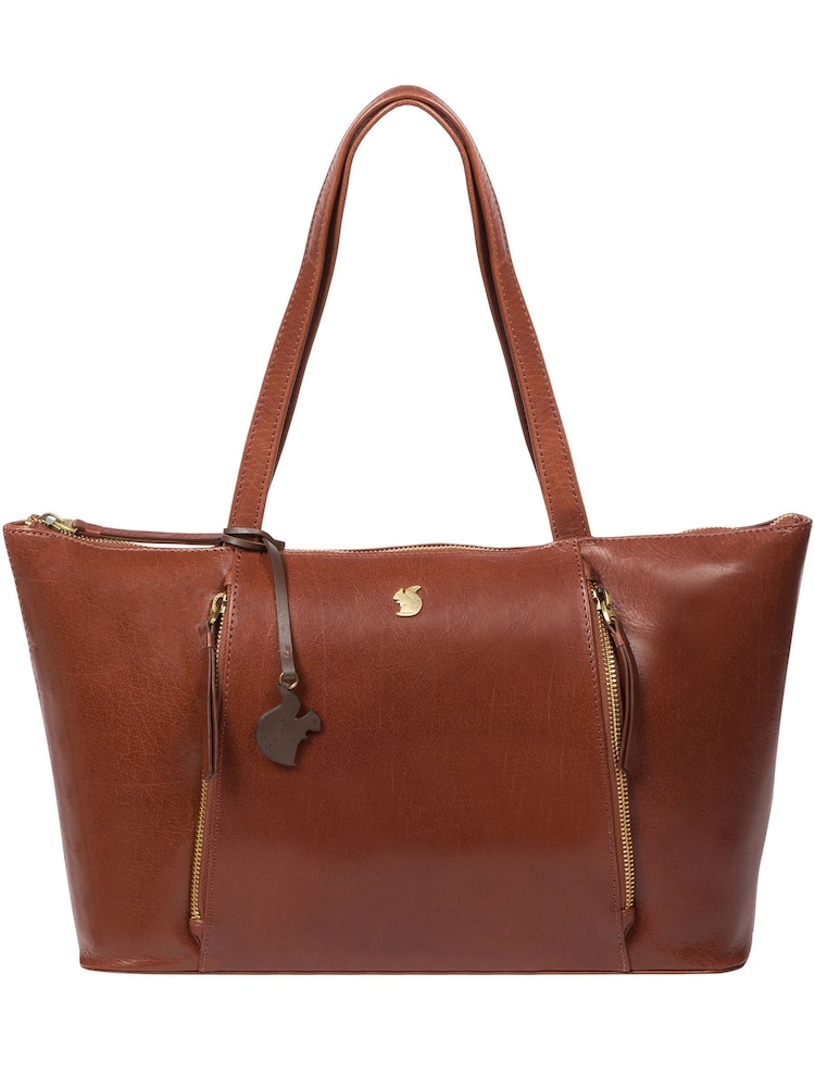 Conkca Clover Leather Tote Bag - Image 3 of 7
