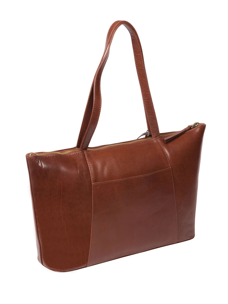 Conkca Clover Leather Tote Bag - Image 4 of 7