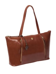 Conkca Clover Leather Tote Bag - Image 6 of 7