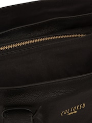 Cultured London Marquee Midnight Blue Leather Handbag - Image 5 of 6