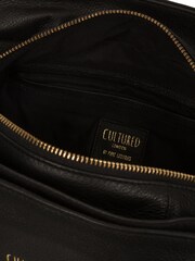 Cultured London Marquee Midnight Blue Leather Handbag - Image 6 of 6