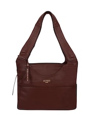 Cultured London Boston Leather 100% Cotton Shoulder Bag - Image 2 of 6