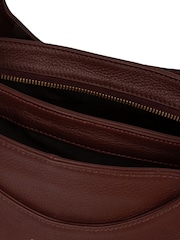 Cultured London Boston Leather 100% Cotton Shoulder Bag - Image 5 of 6