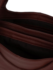Cultured London Boston Leather 100% Cotton Shoulder Bag - Image 6 of 6