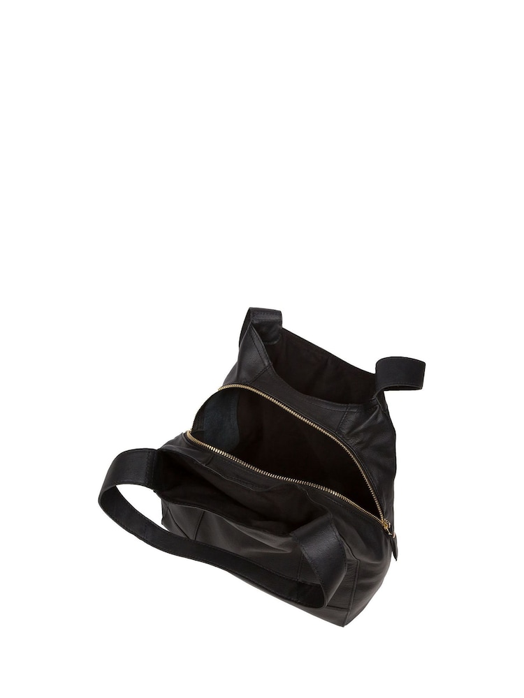 Pure Luxuries London Colette Leather Black Handbag - Image 3 of 9