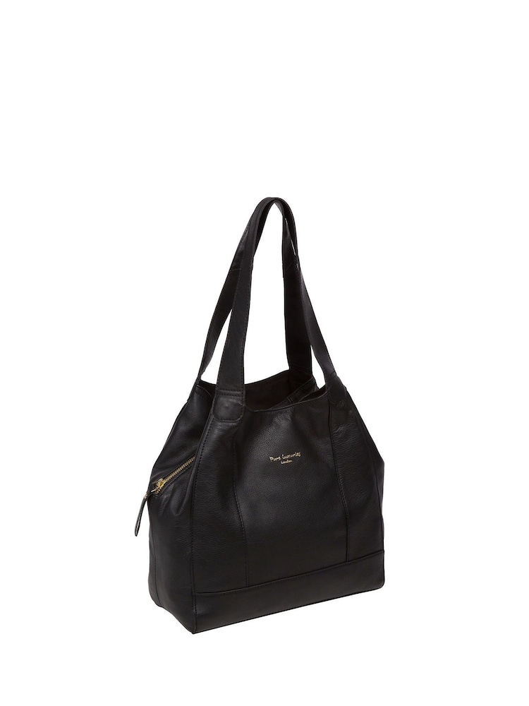 Pure Luxuries London Colette Leather Black Handbag - Image 4 of 9