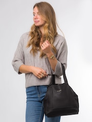 Pure Luxuries London Colette Leather Black Handbag - Image 8 of 9