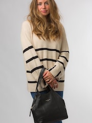 Pure Luxuries London Colette Leather Black Handbag - Image 9 of 9