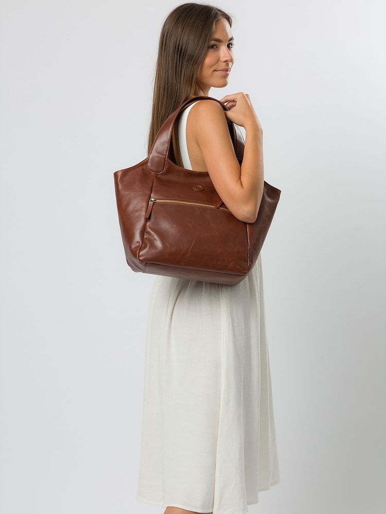 Pure Luxuries London Loxford Leather Tote Bag - Image 1 of 7