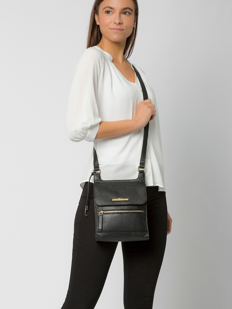 Pure Luxuries London Kempston Leather Cross-Body Bag - Image 5 of 5 Pure Luxuries London Kempston Leather Cross-Body Bag - Image 5 of 5