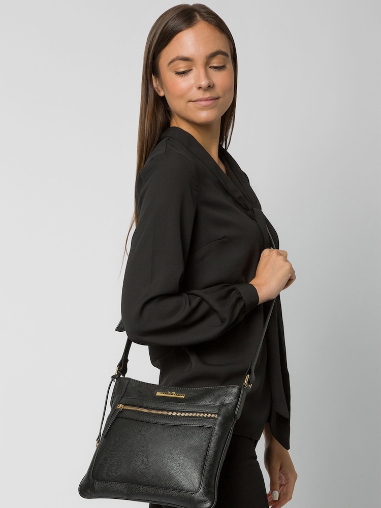 Pure Luxuries London Lewes Leather Cross-Body Bag - Image 6 of 6