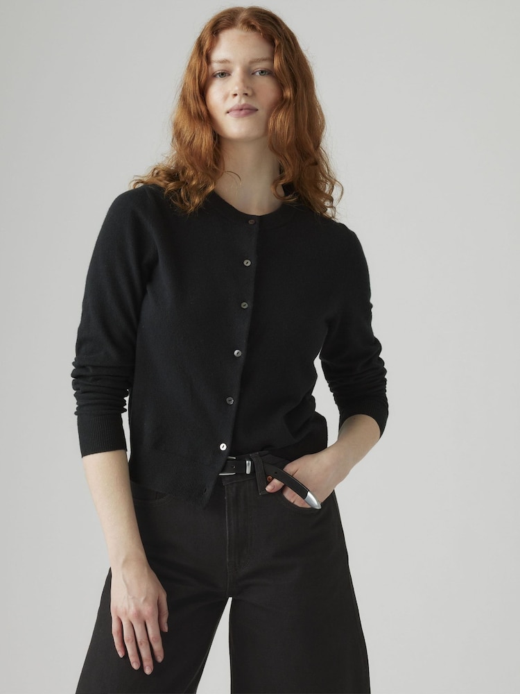 Crno - Levi's® Supersoft Kardigani sa izrezom - Slika 1 od 5