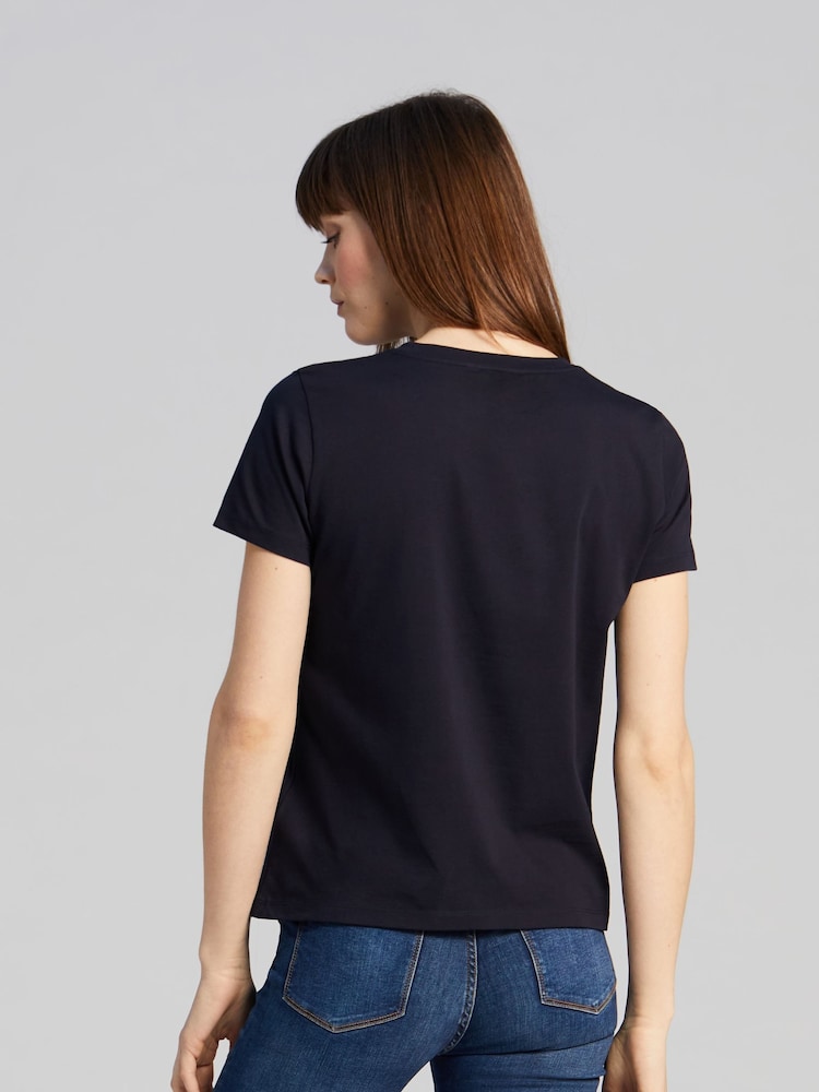 Modrá - Retro košile Tommy Hilfiger s logem - Image 3 of 5
