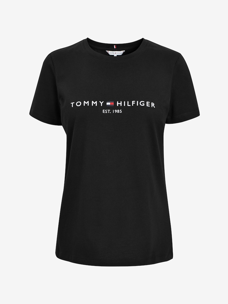 Tommy Hilfiger White Heritage Logo T-Shirt - Image 3 of 3 Tommy Hilfiger White Heritage Logo T-Shirt - Image 3 of 3