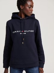 Tommy Hilfiger Blue Heritage Logo Hoodie - Image 1 of 6