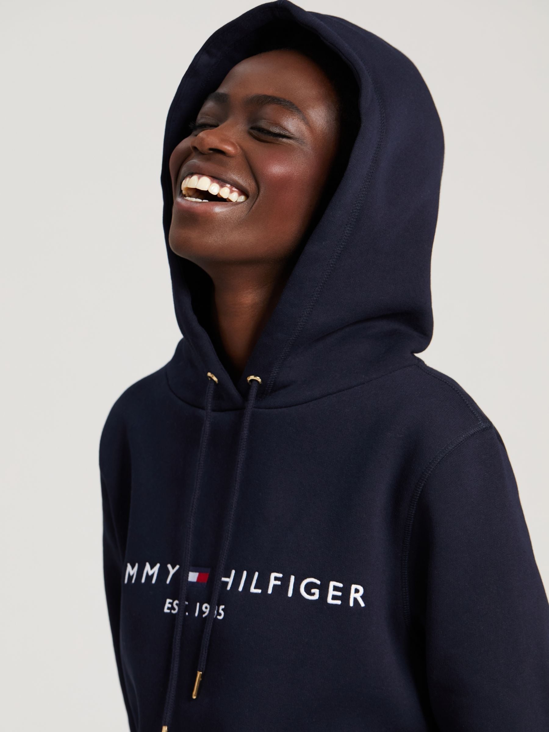Buy Tommy Hilfiger Blue Heritage Logo Hoodie from Next USA