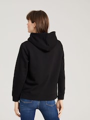 Schwarz - Tommy Hilfiger Heritage Logo Hoodie - Bild 4 von 7